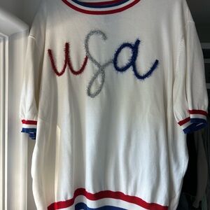 QUEEN OF SPARKLES USA Embroidered Sweater